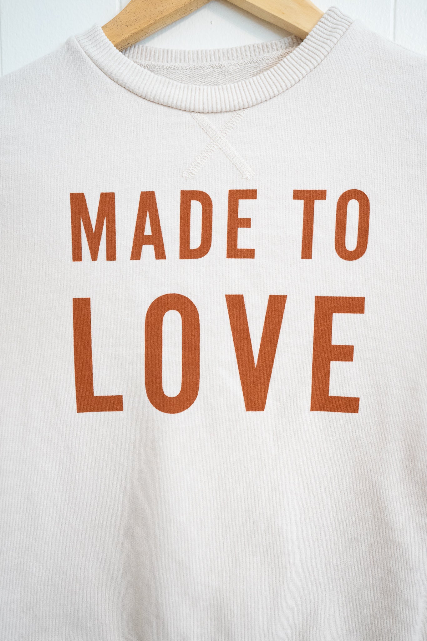 Made To Love Kiddo Sweatshirt | Bone
