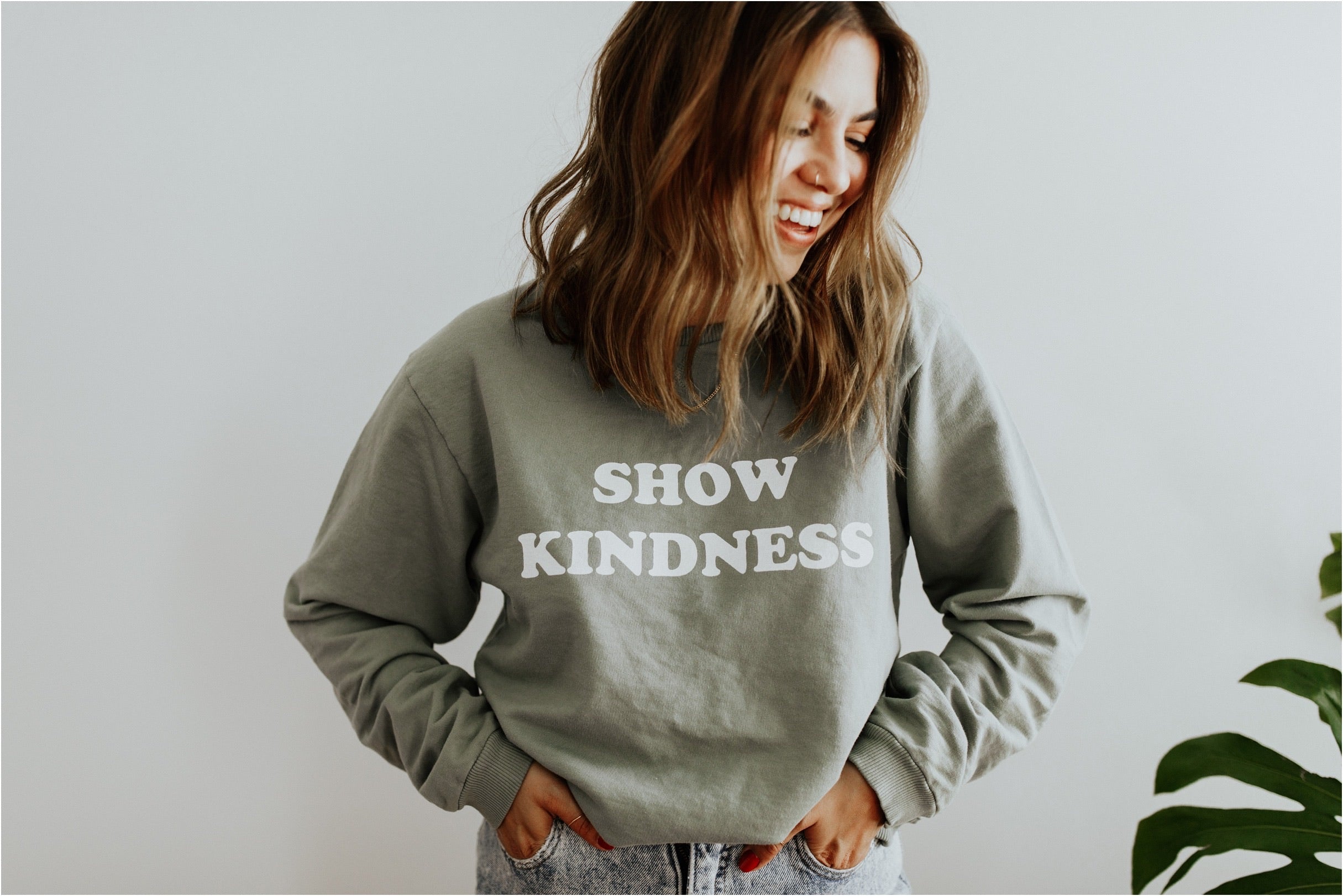 Show Kindness Sweatshirt | Sage
